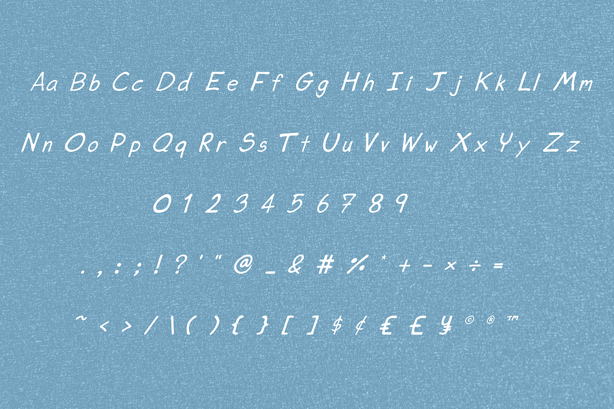 Handwritten Font - HandfreeSunday, a Handwritten Font by ZoloDesignHub (Photo 4 of 11)
