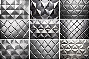 Metallic Polygonal Pattern Backdrop, a Texture Graphic by Forhadx5 (Thumbnail 6 of 6)