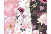 Love digital paper, Valentine's Day, a Pattern Graphic by Collart Studio (Thumbnail 2 of 9)