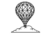 Hot Air Balloon Silhouette Bundle, an Object Illustration by Gaye Art (Thumbnail 5 of 31)