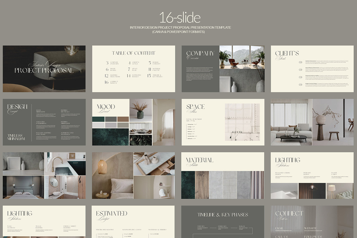 Interior Design Project Proposal, a Presentation Template by CreativeFolks (Photo 2 of 3)