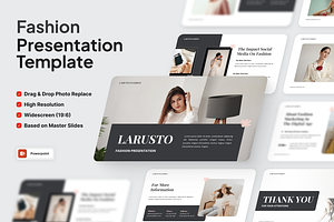 Larusto - Fashion Power Point, a Presentation Template by SquidPixey
