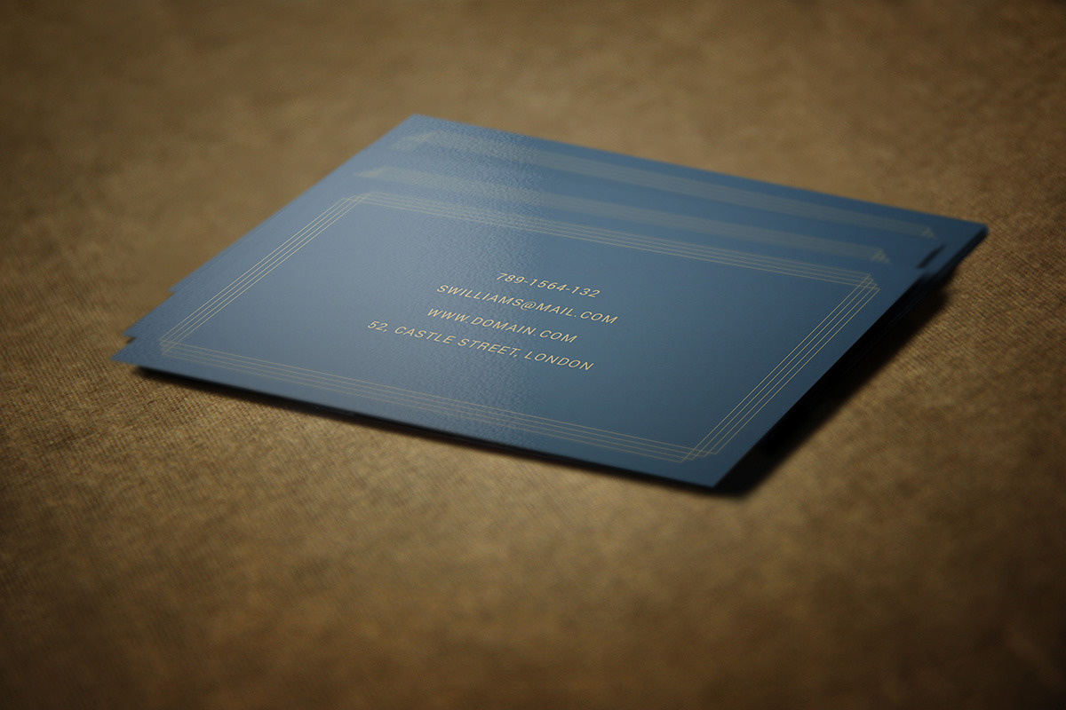 Classic Business Card Template, a Business Card Template by PSD Storm (Photo 7 of 21)