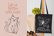Wonderland Cutesy Font Duo, a Handwritten Font by MaxArt Foundry (Thumbnail 4 of 8)