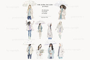 Rainy Day Clipart Autumn Fall Image, a Seasonal Illustration by GlamArtZhanna (Thumbnail 4 of 8)