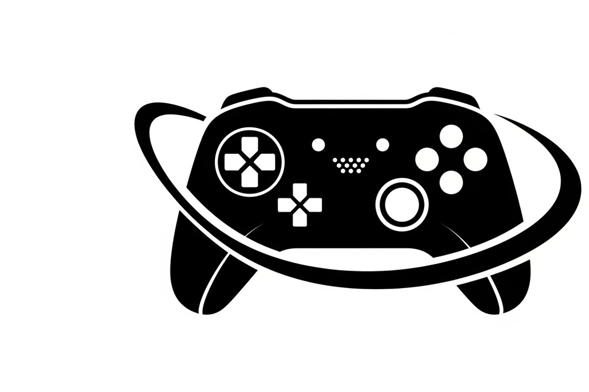 set of gaming controller silhouettes, an Illustration by Amazin_art (Photo 16 of 41)