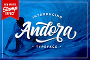 Andora Typeface, a Script Font by Weape Studio (Thumbnail 1 of 16)