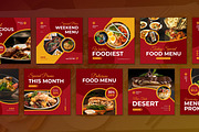 Delicious Food Instagram Post, a Social Media Template by CavenArt (Thumbnail 5 of 5)