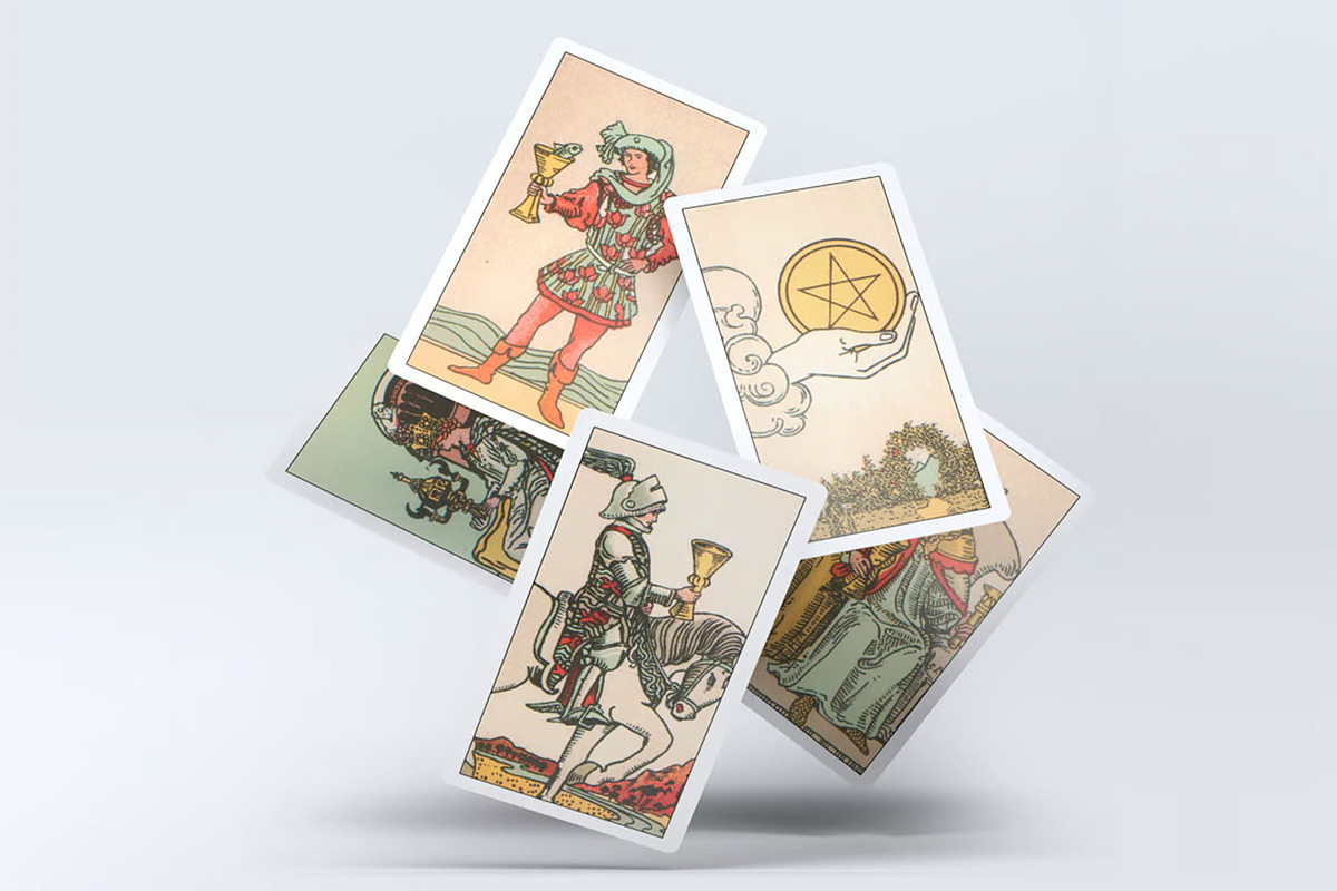 Tarot Card Mock-Up, an Advertising Mockup by DesignRushMarket (Photo 6 of 8)