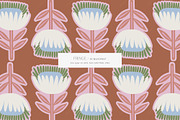 Fringe Bold Abstract Flower Pattern, a Pattern Graphic by likorbut (Thumbnail 2 of 11)