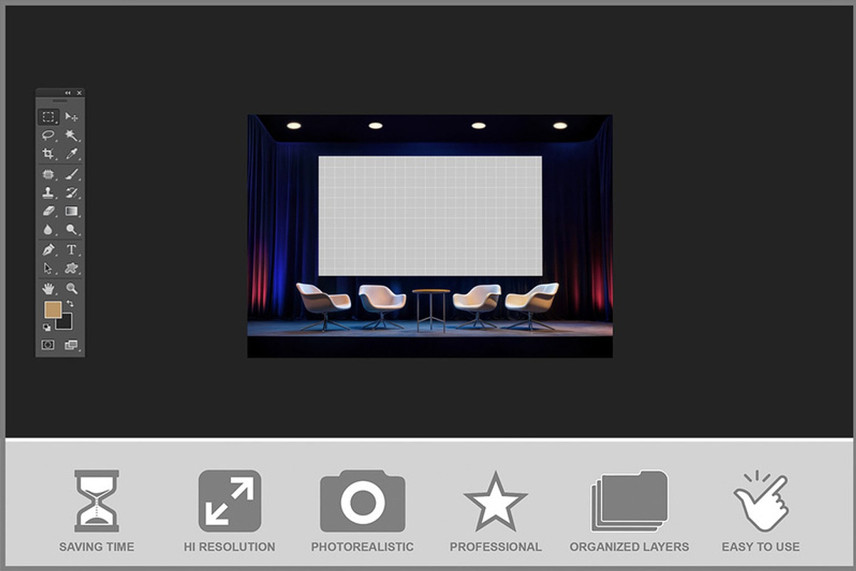 Keynote Stage Conference Mockup, a Product Mockup by Bruno's Shop (Photo 2 of 3)