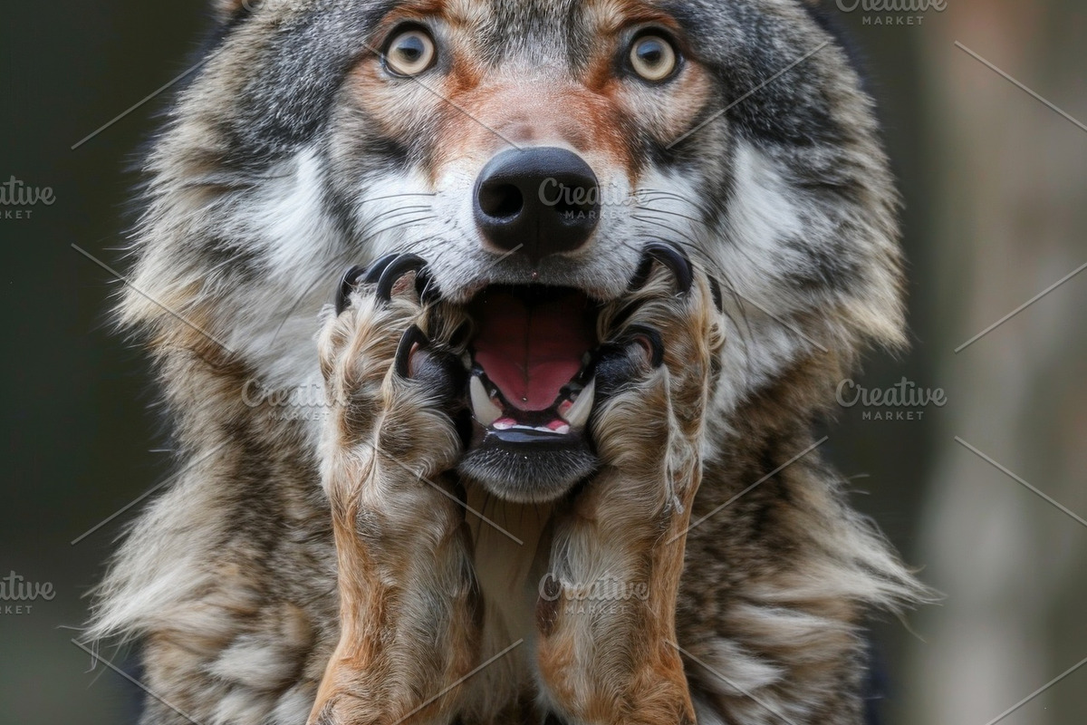 236 surprised animals, an Animal Photo by Handmadefont (Photo 164 of 241)
