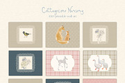 Animals Nursery Wall Art Prints, a Background Graphic by whiteheartdesign (Thumbnail 13 of 17)