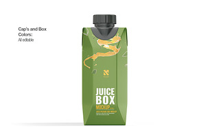 Juice Box Mockup