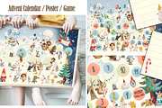 Cute Christmas Animals, an Animal Illustration by TanyaSchuka (Thumbnail 9 of 15)