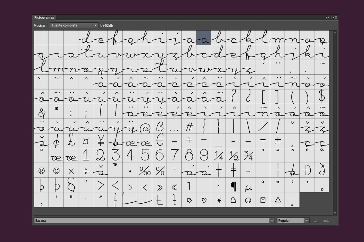 Bacana font family preview 6