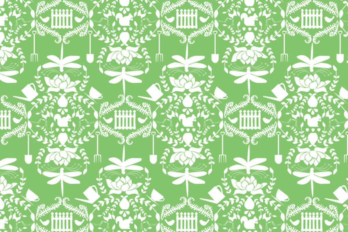 51 Piece Garden Damask Paper preview 3