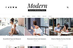 Modern-Wordpress Blog Theme