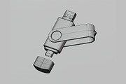 Pen Drive, an Object 3D Model by fahad121 (Thumbnail 6 of 6)