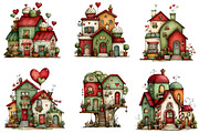 farmhouse valentine clipart, an Illustration by CreationArt (Thumbnail 3 of 5)