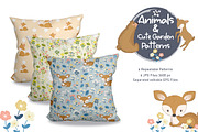 Forest and Garden Seamless Patterns, a Pattern Graphic by DrawStudio1988 (Thumbnail 3 of 11)