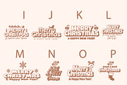 Christmas Dingbats Font, a Symbol Font by Minimalartstudio (Thumbnail 2 of 3)