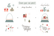 Textured winter clipart & patterns, a Seasonal Illustration by Valerie (Thumbnail 8 of 11)