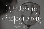 Wedding Photography, a Handwritten Font by FreshTypeINK (Thumbnail 1 of 8)