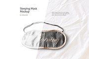 Sleeping Mask Mockup, a Mask Mockup by rebrandy (Thumbnail 1 of 6)