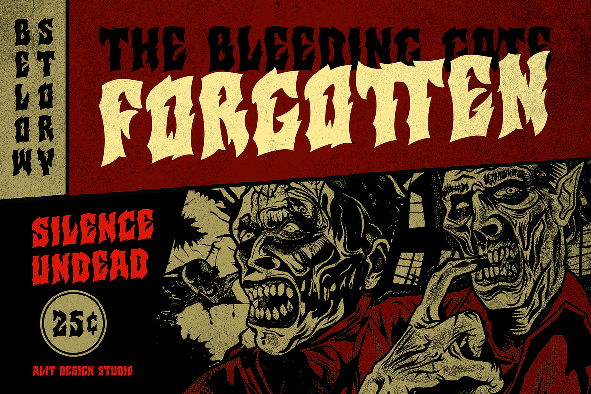 Comangs Typeface, a Blackletter Font by alit design (Photo 5 of 20)
