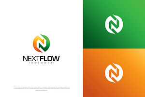 Modern Letter N Monogram Logo, a Branding & Logo Template by Shahjhan