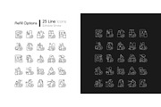 Environmental problems and solutions, an Outline Icon by IMG Visuals (Thumbnail 10 of 23)