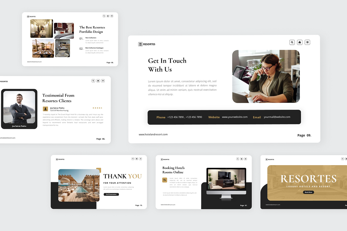 Luxury Hotels And Resort Keynote, a Presentation Template by SquidPixey (Photo 6 of 6)
