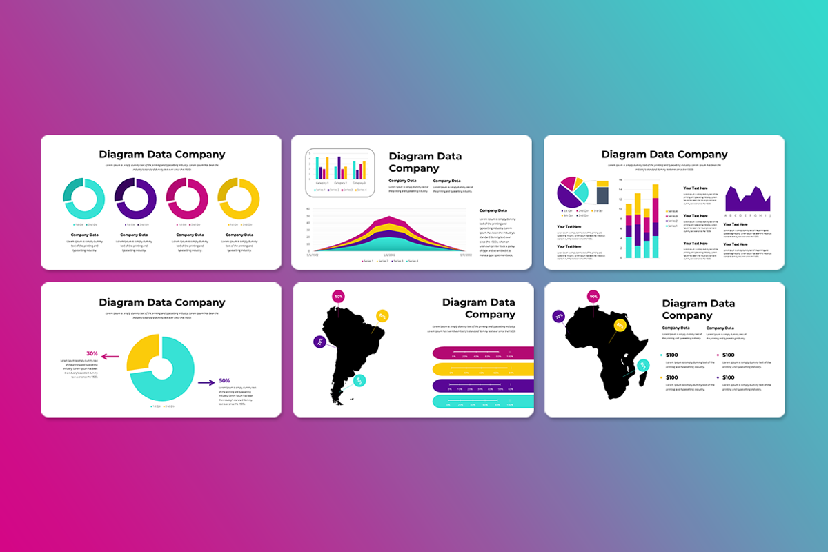 Diagram Data Company - PowerPoint, a Presentation Template by QR Design Studio (Photo 3 of 3)