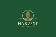 Harvest Logo Nature Plant Wheat, a Branding & Logo Template by Signatoro (Thumbnail 1 of 3)