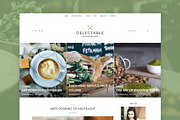 Delectable - Recipe & Food WP Theme, a WordPress Template by EasyBlog Themes (Thumbnail 1 of 4)