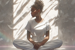 woman in meditation, a Photo by Pictures for you!!!!!!!!!