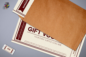 Multipurpose Retro Gift Voucher 01