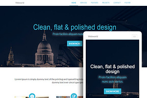 WAMBOO Bootstrap Responsive Template