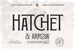 Hatchet & Arrow 58 Ligatures