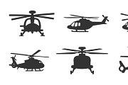 Airplane and Helicopter Silhouette, a Solid Icon by RAHMAT (Thumbnail 3 of 6)