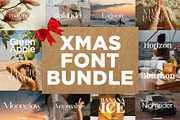 Christmas Font Bundle (Limited), a Serif Font by Schrifted Type (Thumbnail 1 of 32)