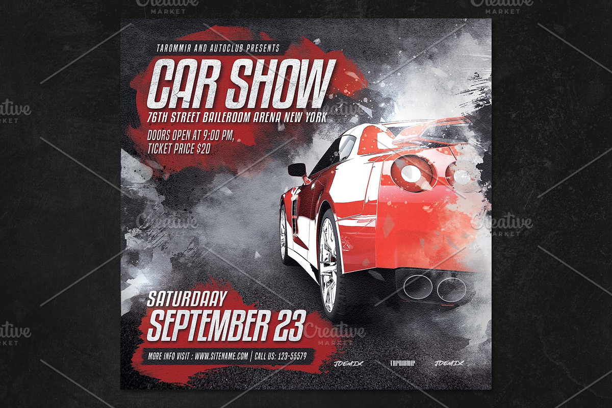 Car Show Flyer, a Flyer Template by Tarommir (Photo 2 of 3)