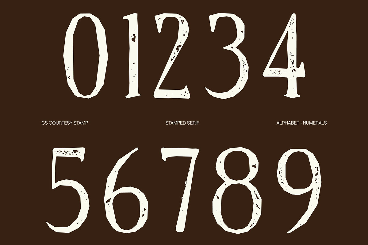 CS Courtesy Stamp, a Serif Font by Craft Supply Co. (Photo 5 of 8)