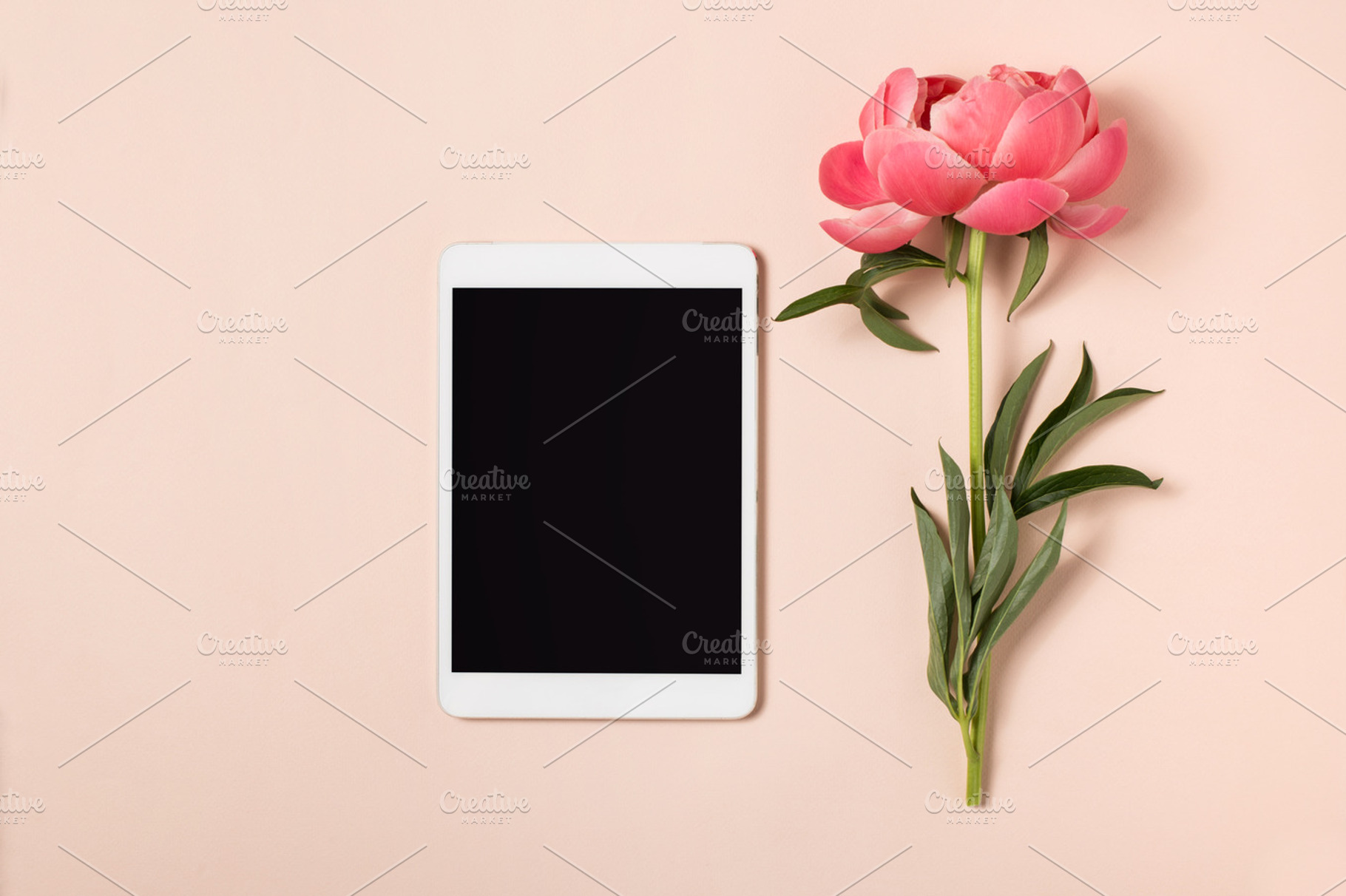 Minimal styled stock mockup photo containing tablet, device, and mobile, an Arts & Entertainment Photo by KateAedon