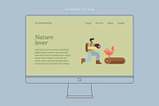 Geometric Life - Park Activities, a Person Illustration by Léo Alexandre (Thumbnail 14 of 17)
