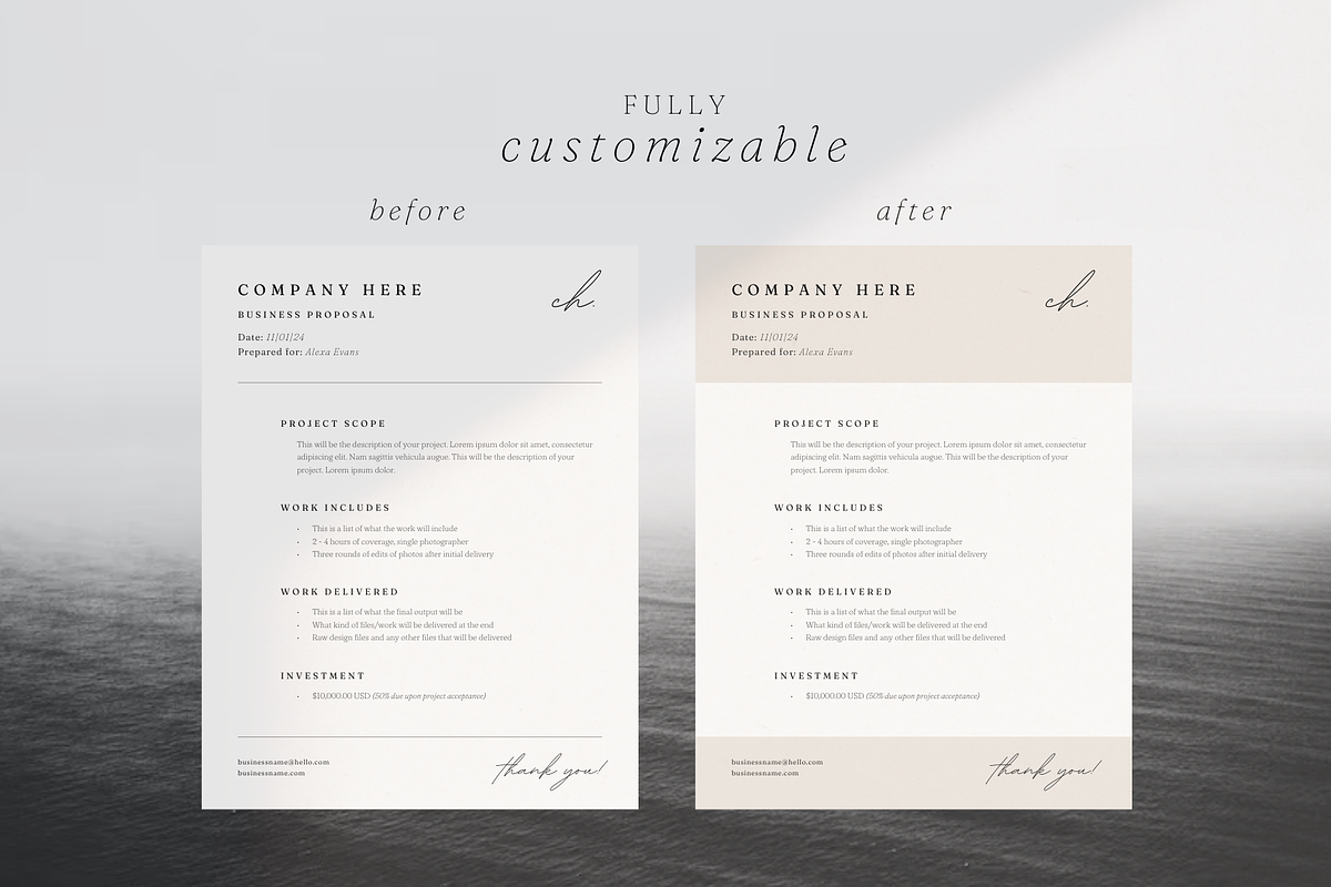 Small Business Template Bundle Canva, a Stationery Template by frommakertomaker (Photo 7 of 9)