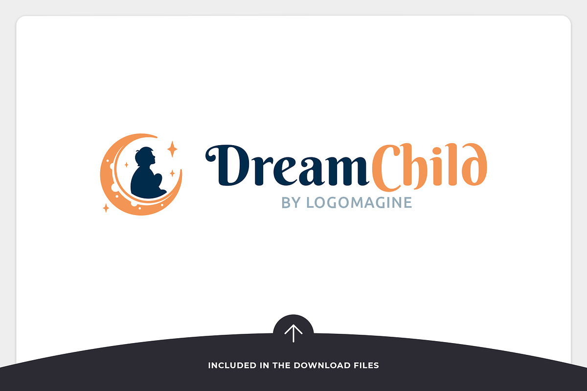 Dream Child - Boy Logo Template, a Branding & Logo Template by LOGOMAGINE (Photo 14 of 16)
