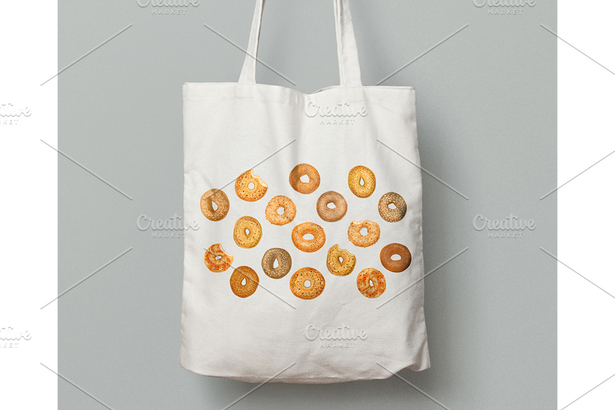 Bagel VECTOR illustrations, an Object Graphic by Natalka Dmitrova art (Photo 8 of 16)