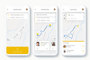 Yunu - Taxi App UI Kit, an App Template by Betush (Thumbnail 2 of 6)